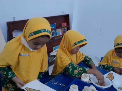Kegiatan Kelas Sentra Seni