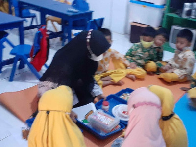 Kegiatan Kelas Sentra Seni