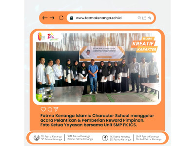 Ketua Yayasan bersama UNIT SMP