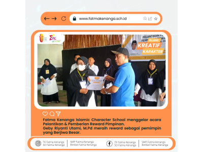 Pemberian Reward kepada bu Geby Riyanti Utami
