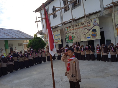 UPACARA PRAMUKA SIAGA SD FK ICS