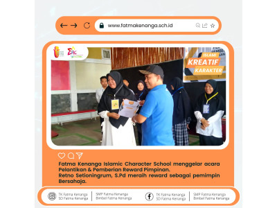 Pemberian Reward kepada bu Retno Setioningrum