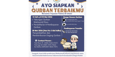 ACARA QURBAN FATMA KENANGA 2021