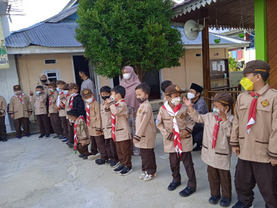 UPACARA PRAMUKA SIAGA SD FK ICS