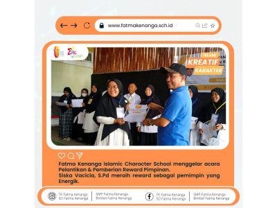 Pemberian Reward kepada bu Siska Vacicia
