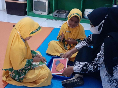 Kegiatan Kelas Sentra Seni